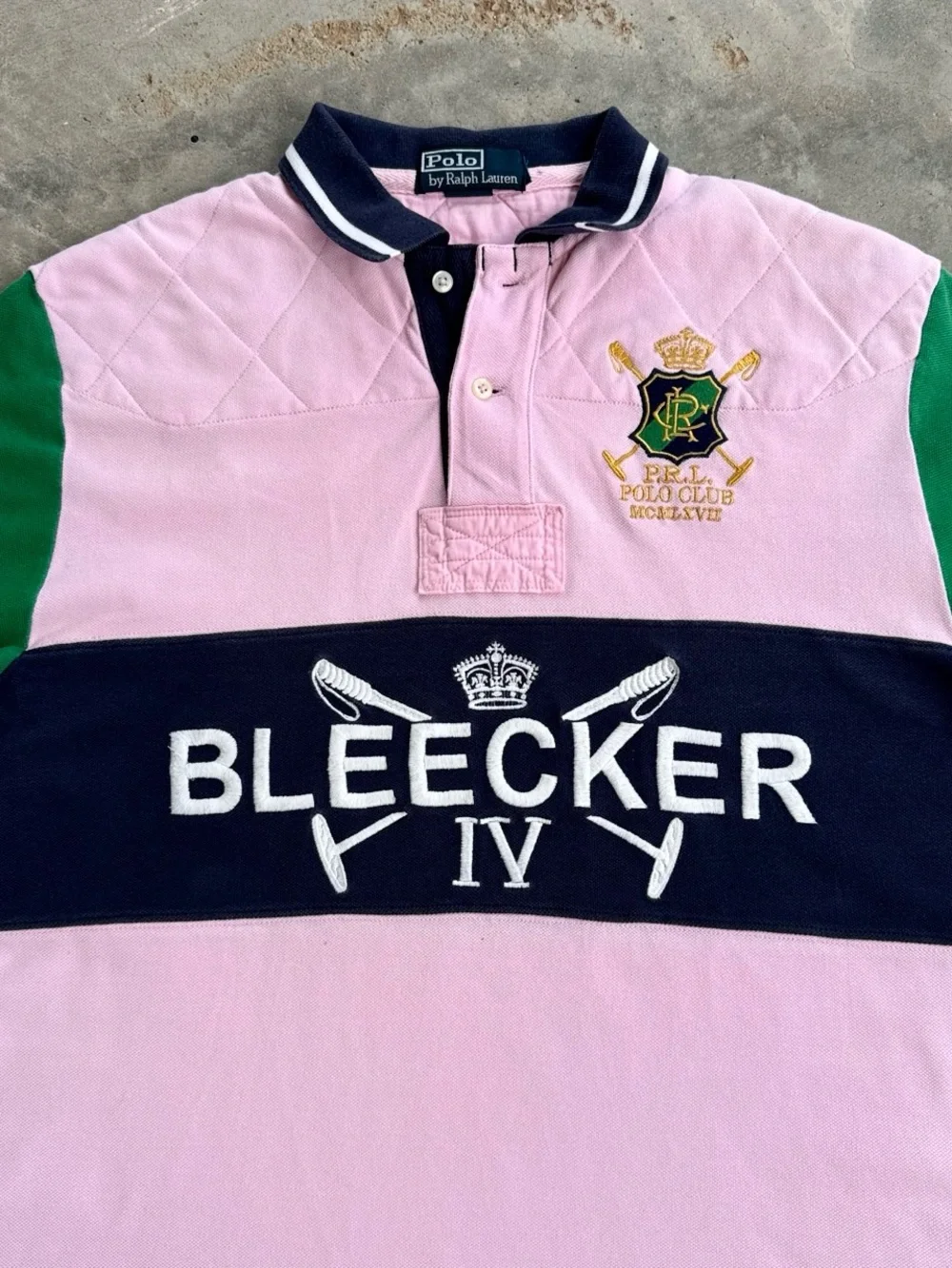 Polo Ralph Lauren Bleecker IV Polo Club Colorblock Rugby Shirt